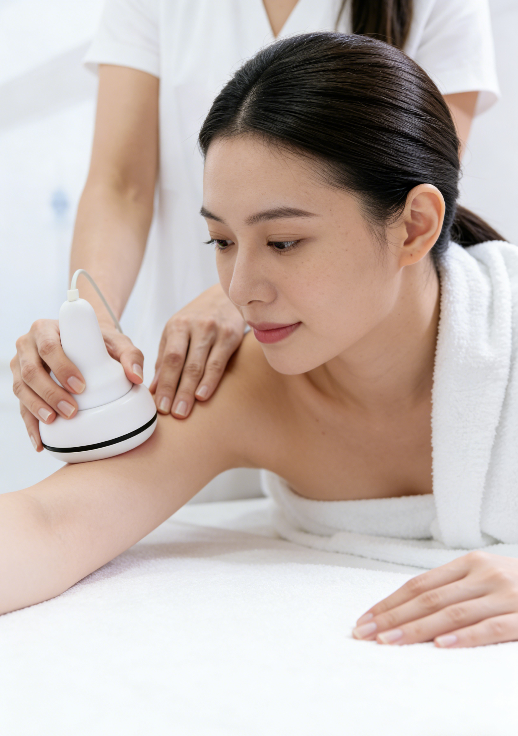 Victoria Beauty GLOW² 微米毛孔槍儀器 - 360 度雙螺旋噴射結合負壓真空無創深層清潔技術Victoria Beauty GLOW² micro-pore gun device - 360-degree spiral micro-jet and vacuum suction for deep pore cleansing