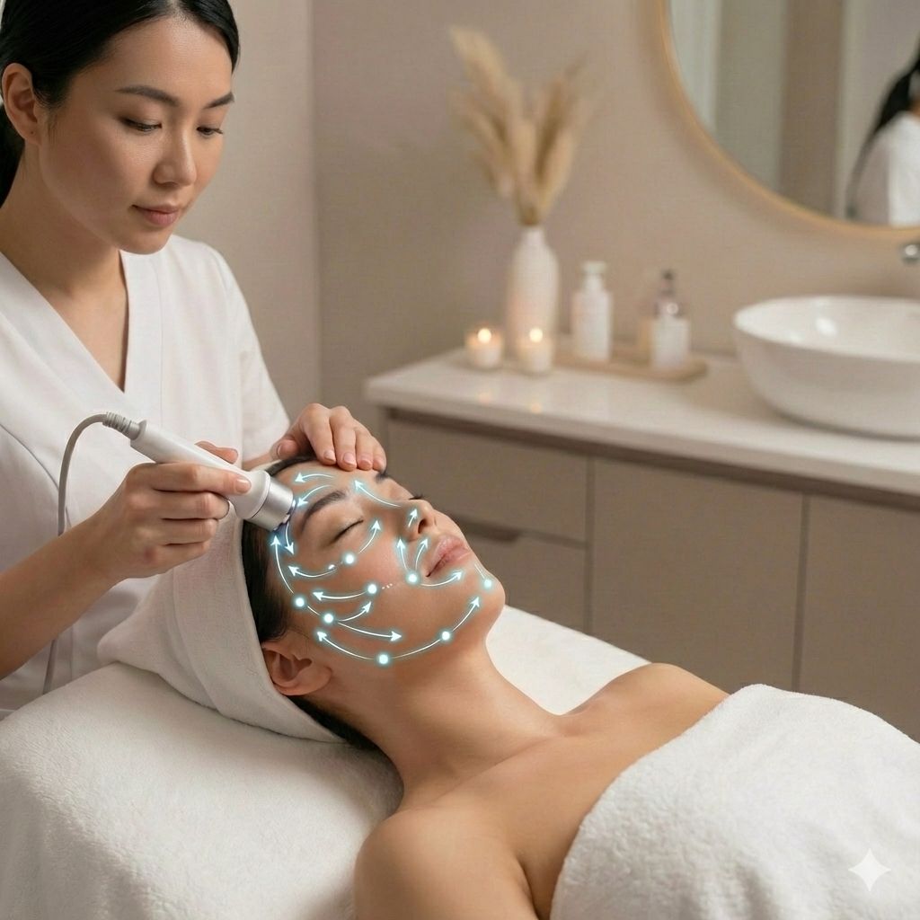 Victoria Beauty GLOW² 四步淨肌流程 - 清淨化、導引流、活導入及定修護科學管理Victoria Beauty 4-step GLOW² deep cleansing process - cleanse, drain, activate and stabilize for pore refinement