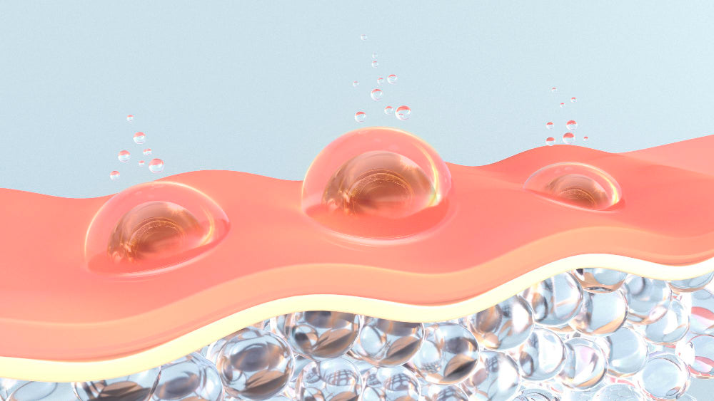 Victoria Beauty 暗瘡四大成因圖解 - 皮脂過分泌、角質紊亂、痤瘡桿菌繁殖及炎症過激機制Victoria Beauty four root causes of acne - excessive sebum, keratin disorder, bacterial proliferation and inflammatory response